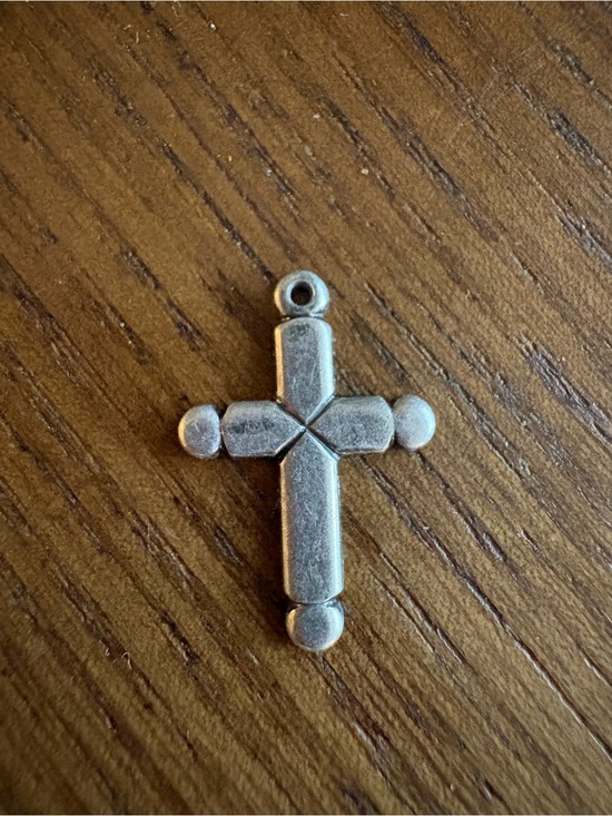 James Avery Jewelry - Retired James Avery Silver Cross Charm Pendant - Silver